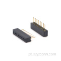 Conector de cabeçalho fêmea de 1,27 mm 8P